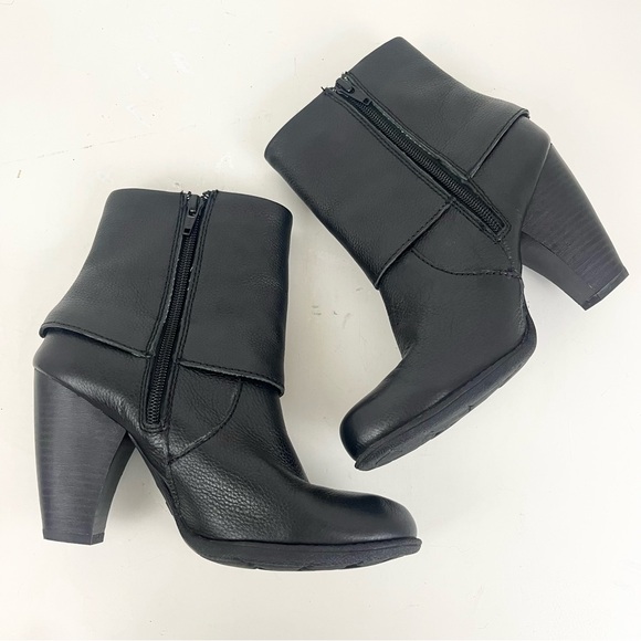 BOC Trapise Ankle Booties Boots Black Leather Side Zip Size 6 / 36.5 - Picture 8 of 16